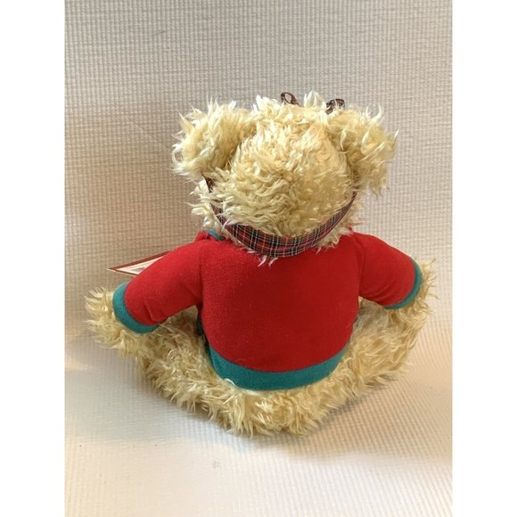 HALLMARK 11” SITTING  MERRILY HOLIDAY BEAR NWT - Picture 7 of 10